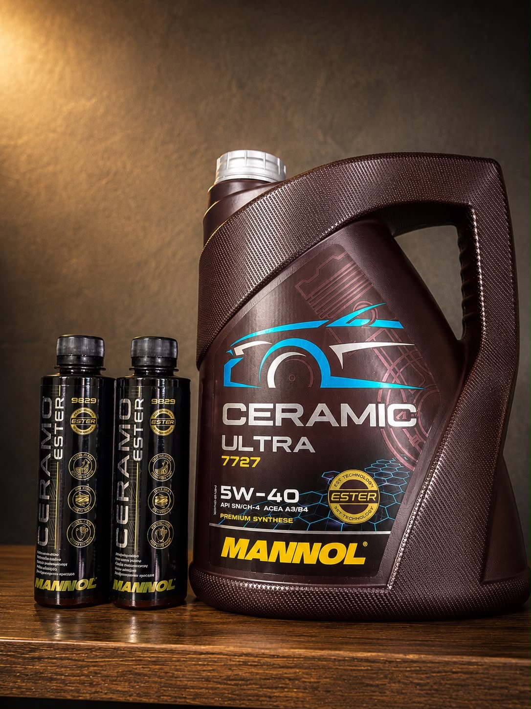 Seu motor merece o melhor. 💪🚗 Mannol Ceramic Ultra 5W-40 + Ceramic Ester: tecnologia avançada para máxima proteção, desempenho e vida útil do motor.
